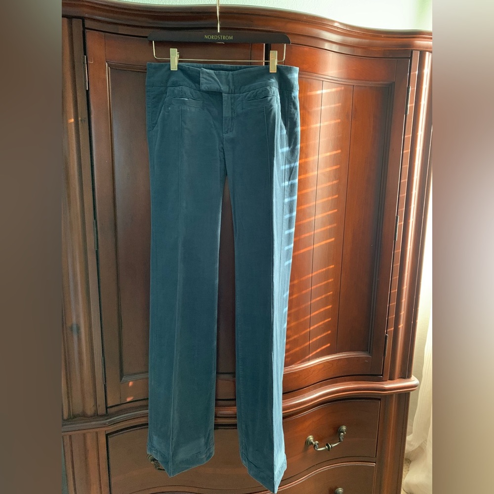 Anthropologie Idra Brushed Velvet Pants Sz 4